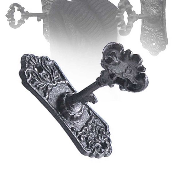 

space saving storage hanger cast iron multifunctional key shaped wall hook