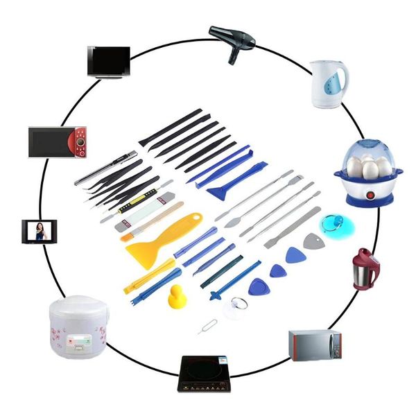 

37 in 1 metal pry bar opening disassembly repair tool kit for smart phone notebook laptablet watch repairing kit hand tools