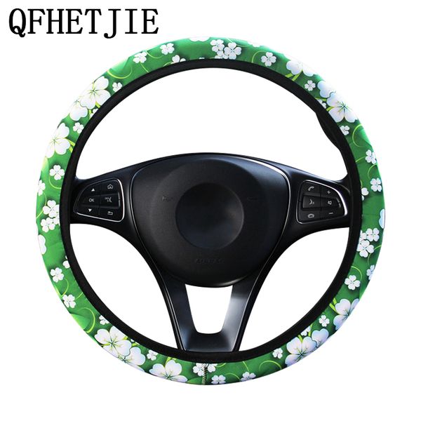 

рулевое управление qfhetjie новый стиль колеса автомобиля обложка подсолнечника цветы резинка ациклические ручка крышки