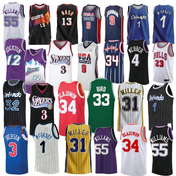 

retro allen 3 iverson vince 15 carter jersey ncaa steve 13 nash grant 33 hill karl 32 malone 23 michael basketball jerseys