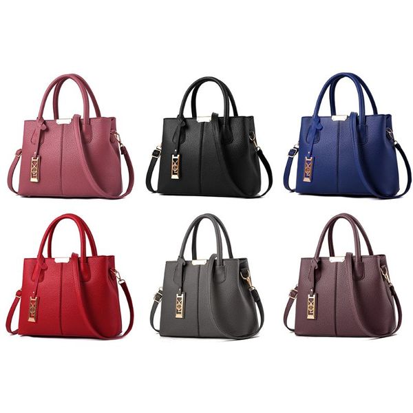 

women fashion pu leather handbag shoulder messenger satchel tote ladies crossbody bags purse lx9f
