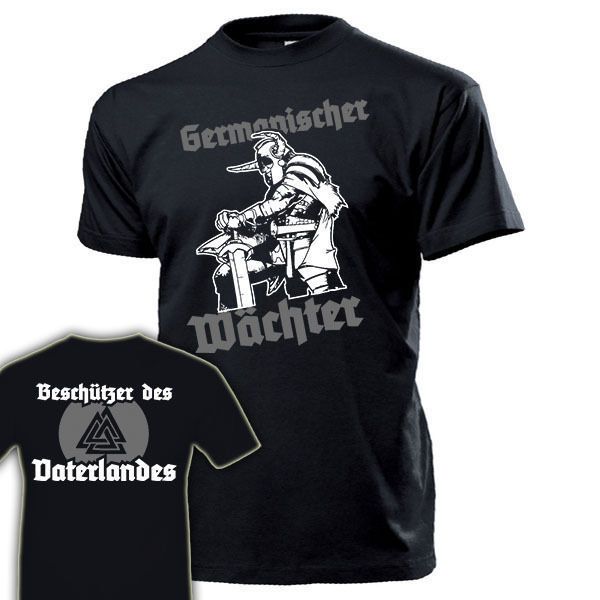 

2019 summer cotton tee shirt germanischer wachter germanen wikinger heimdall gott kampfer t-shirt fashion t-shirt