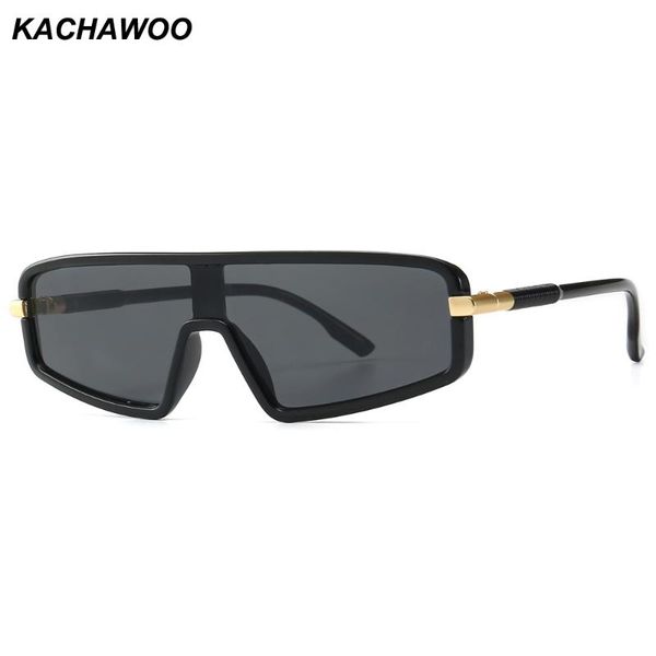

kachawoo men flat sunglasses fashion one pieces lens black silver mirror sun glasses for women black 2020, White;black