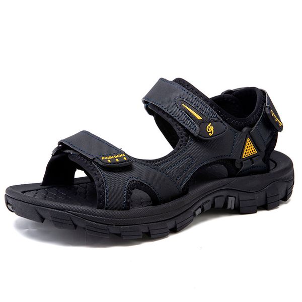 

sandals da sandals-men sandalle sandali man summer rasteira masculina slide playa sandel casa 2021 herren big gladiators deportivas ete, Black