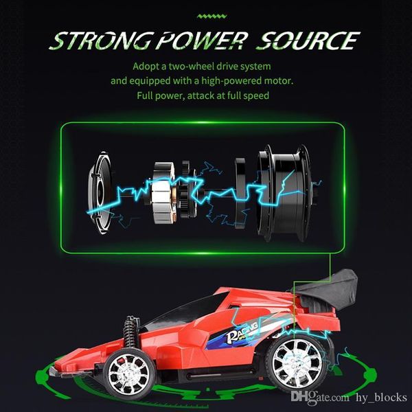 

1:16 rc car electric high speed remote control drive racing vehicle models colorful light off road car boy children toys 07