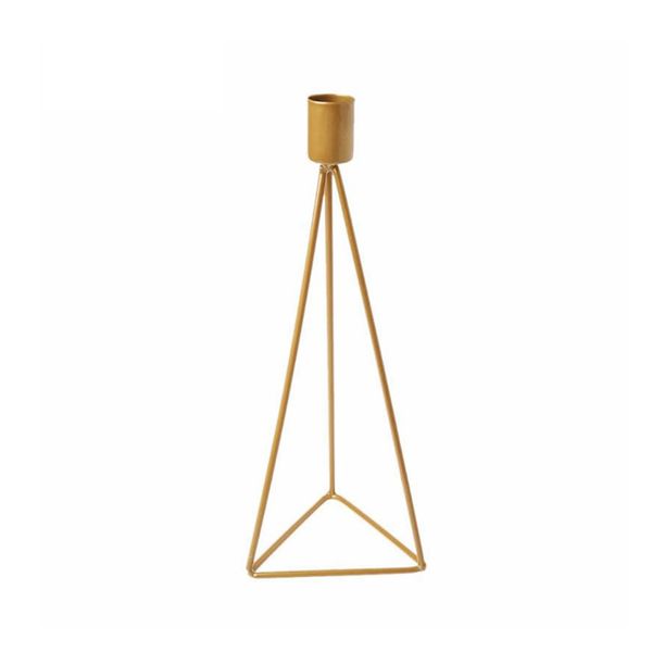 

nordic iron украшение европейская партия геометрический треугольник подсвечник home decor