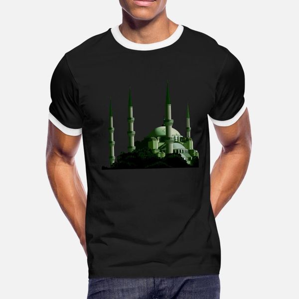 

turkey istanbul the blue mosque t shirt men knitted 100% cotton o neck pattern anti-wrinkle fashion spring pictures shirt