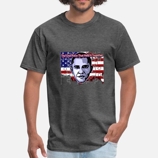 

obama puzzle piece t shirt men customize 100% cotton s-xxxl pictures famous casual spring original shirt