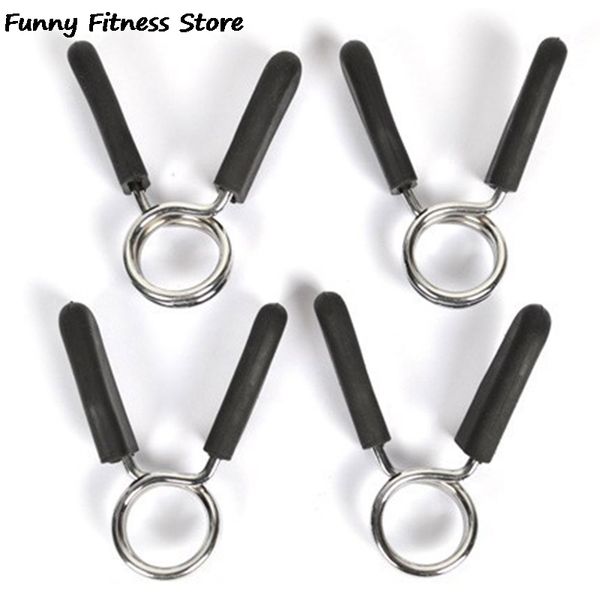 

dumbbells 2pcs 28mm dumbbell lock spring clips weight bar clamp spinlock barbell collar lifting gym fitness
