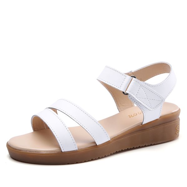 

sandals 2021 summer products women's flat shoes student beach, Black