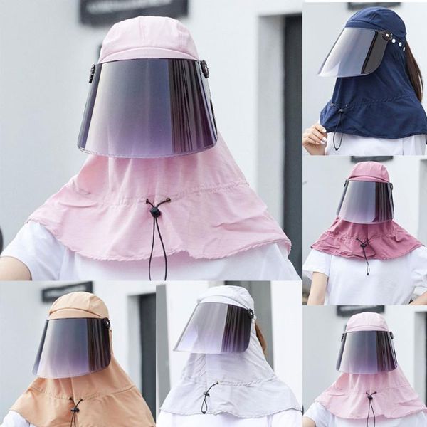 

casual sun protection hat uv protection face neck flap sun cap face man cap summer hat work casual summer, Blue;gray