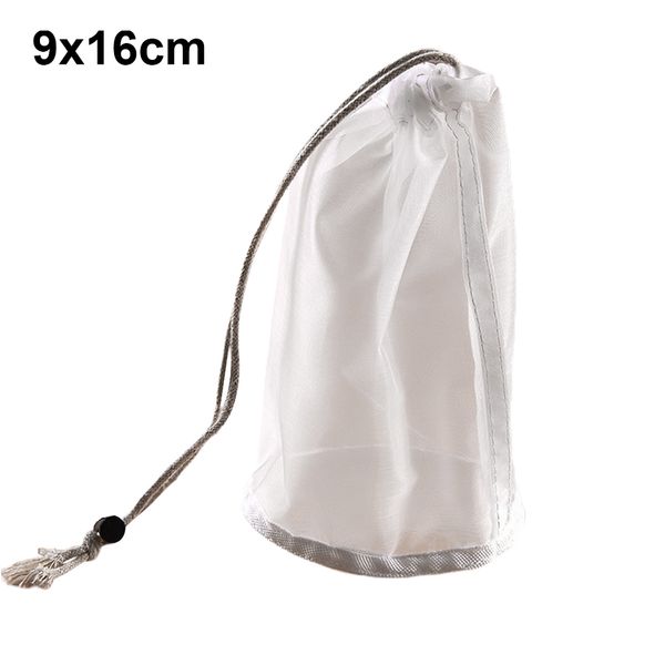 

filter bag drawstring closure straining brew reusable fine mesh juice household