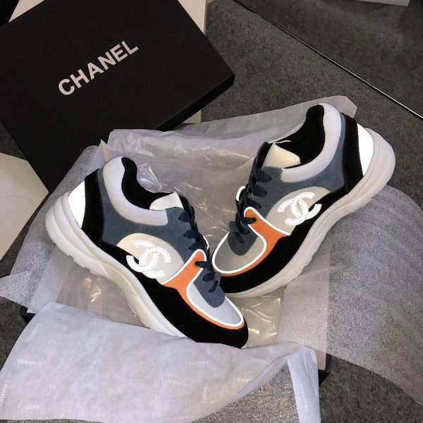 

2020 new fashion arrival women selling dress shoes sneakers designer trainers womens sports casual shoes, Black