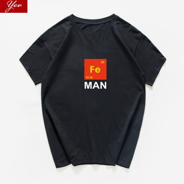 

periodic table primary the elements of fe man graphic funny aesthetic t shirt men science streetwear chemistry men clothing