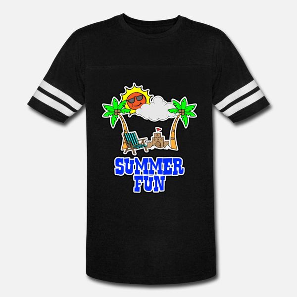 

summer beach sea summer fun t shirt men knitted 100% cotton euro size s-3xl letters sunlight authentic spring novelty shirt