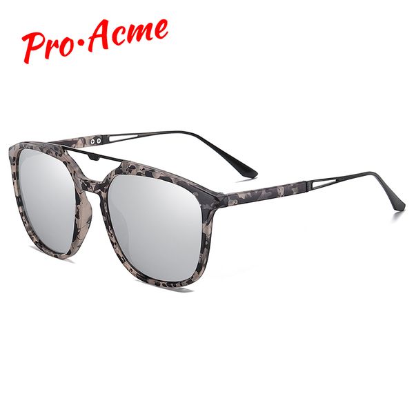

pro acme brand design square polarized sunglasses for men women fashion large sun glasses male driving zonnebril heren pc1502, White;black