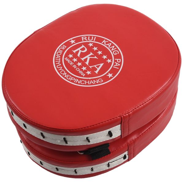 

2x blade pads boxing training chocks hand pads kickboxes kick red