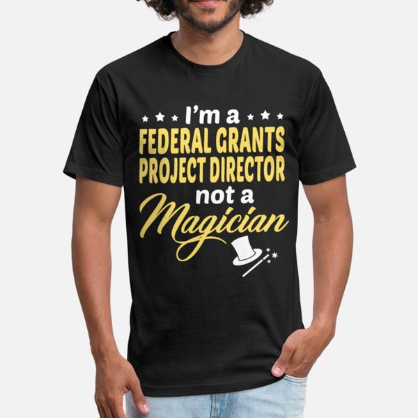 

federal grants project director t shirt men personalized tee shirt s-xxxl clothes fitness new fashion summer style formal shirt