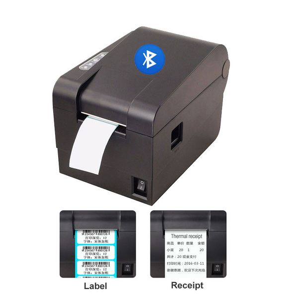 

printers barcode printer sticker 58mm receipt qr code the non-drying label