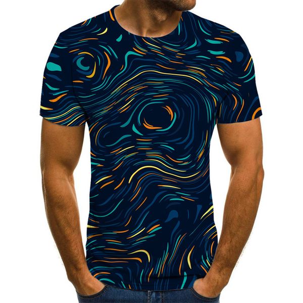 

three-dimensional vortex summer daily 3d print shirts humor hentai hentai men clothing