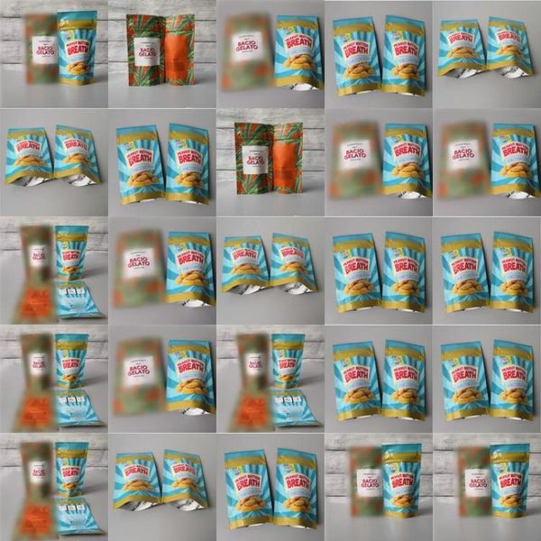 

2020 peanut butter breath smell proof mylar bags sherbinskis bacio gelato stand up pouch packaging bags for dry herb flowers torta