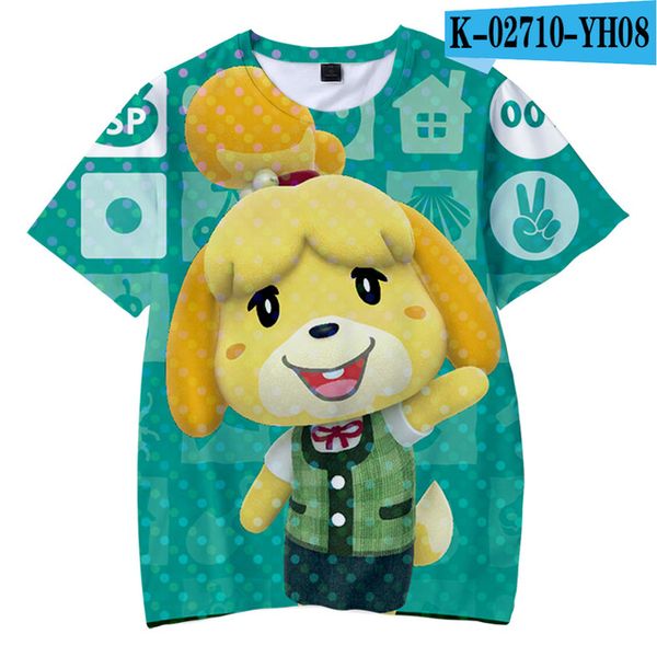 

animal crossing 3d print shirts kawaii aesthetic humor men clothing
