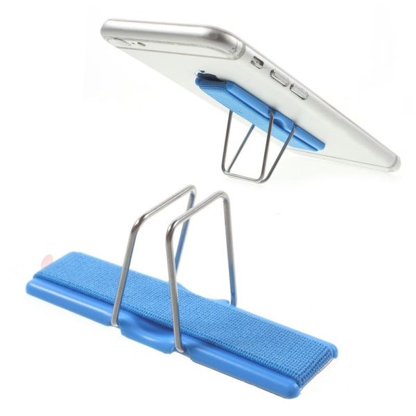 

cgjxs2 in 1 finger grip elastic band strap universal phone self holder with stand for iphone samsung tablets wholesale phone accessories hol