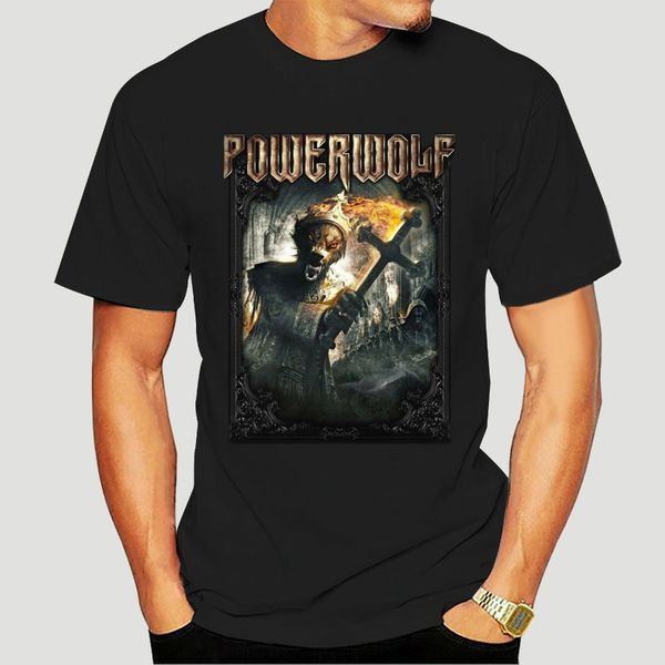 

t-shirt powerwolf preachers of the night. metal is religion. different size clothing hipster fashion tee t shirt-3623a