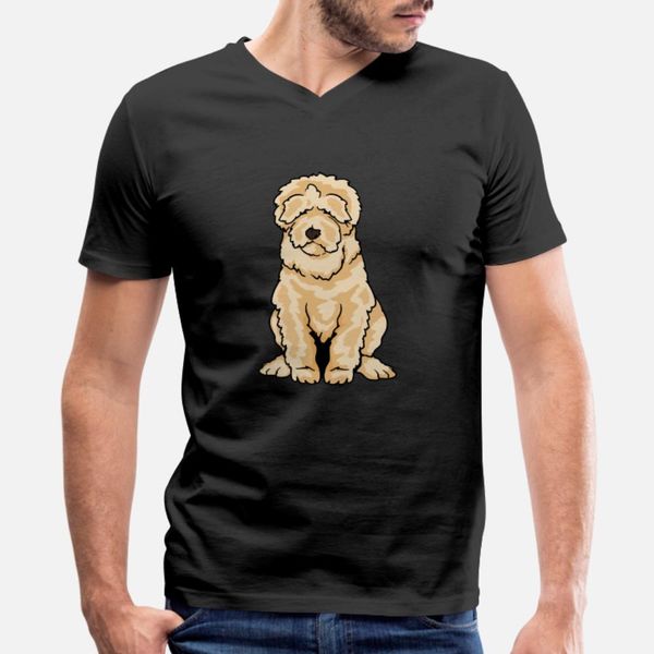

cool funny cute dog labradoodle t shirt men designs cotton plus size 3xl basic solid famous authentic summer formal shirt
