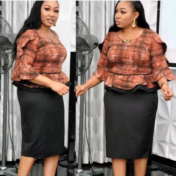 

sleeved square neck pencil dresses fashion women casual dresses fake two designer women dresses plus size plaid printed elegant slim petal, Black;gray