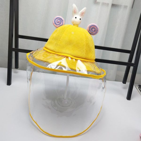

anti-spitting protective hat dustproof cover kids boys girls fisherman cap hat child protection cap cover the wind and dust, Blue;gray