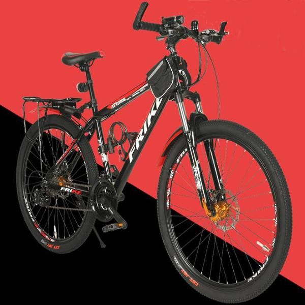 

new atk8808 26-inch aluminum alloy mountain off-road bike bicycle variable speed shock absorber double disc brake couple bicycle 111 1