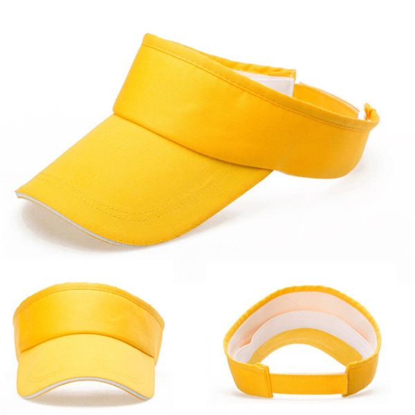 

men women summer visor sun plain hat cap w0316, Blue;gray