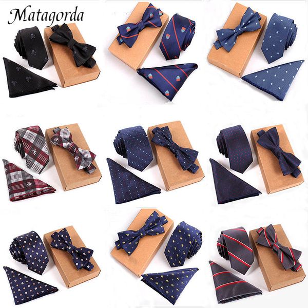 

32 colors men tie pocket hanky wedding party neckcloth formal tie dress banquet groomsmen gravata necktie+bowtie+handkercher set, Black;gray
