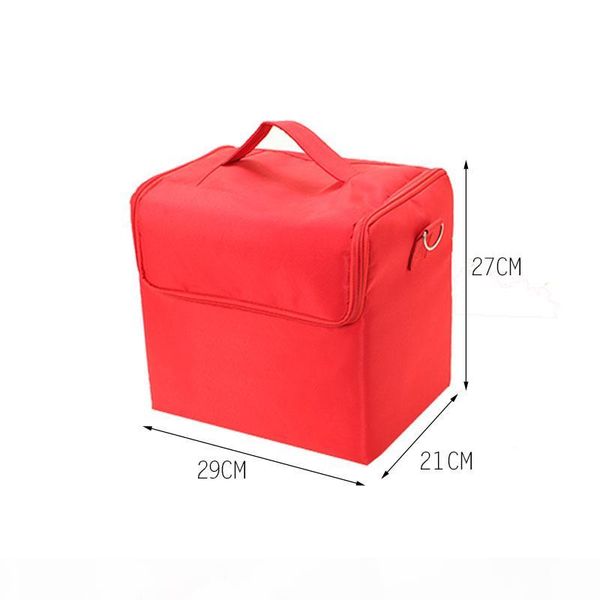 

professional cosmetic bags hand-held large-capacity multi-layer manicure hairdressing embroidery, tool box, storage bag