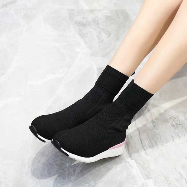 

running shoes sneakers speed trainer platform casual of triple socks shoes new fashion mens womens sports runner outdoor shoes sneakers, Black