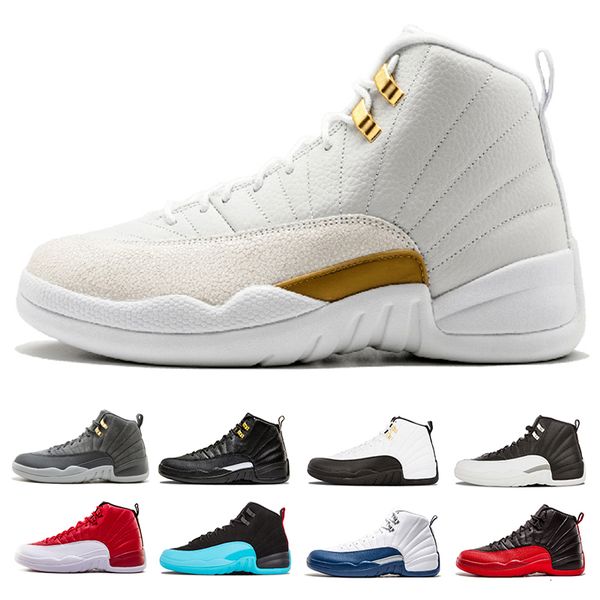 

good zapatillas 12 premium deep royal blue suede 12s black basketball shoes men sports shoes sneakers man trainer size7-13 ing