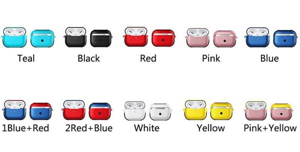 

for airpods pro case hybrid hard pc tpu cover portable shockproof cover case airpods accessories for airpods pro