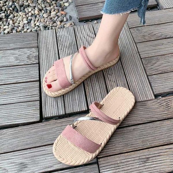 

summer shoes pearl slides flip flops outdoor slides slippers cross beach sandals non-slip shoes women black flat sandalias mujer