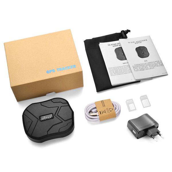 

tk905 waterproof ip 66 vehicle gps tracker truck person 90 days long standby time powerful magnet lifetime platform