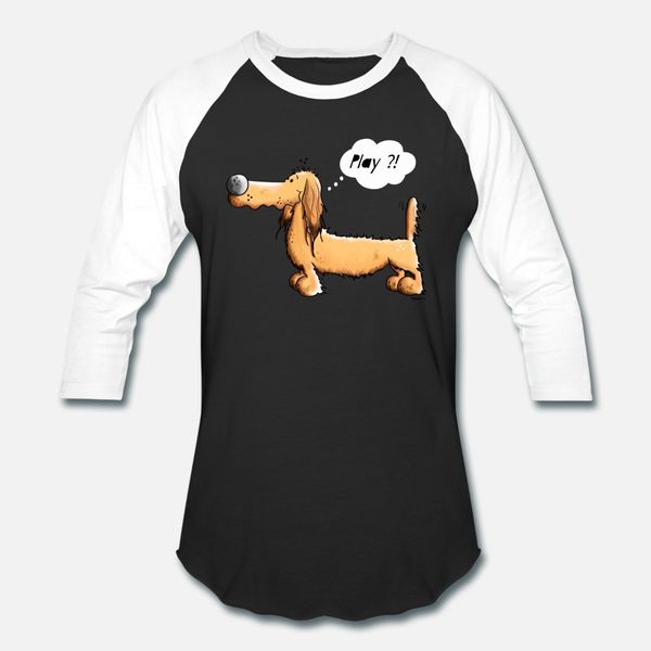 

playing dachshund dackel teckel gift t shirt men design cotton plus size 3xl natural graphic authentic summer style outfit shirt