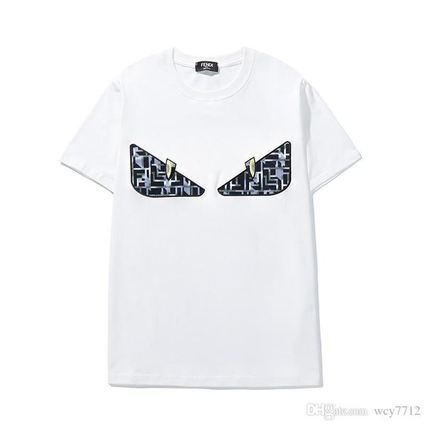

20ss mens designer t shirt luxury bear pattern tees fashion mens printing short sleeves summer trendy women t-shirt, White;black