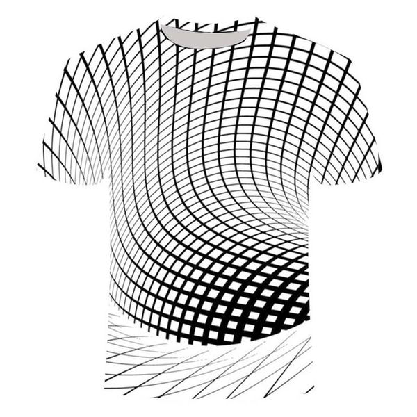 

three-dimensional vortex summer daily 3d print shirts horror kawaii oversized men clothing
