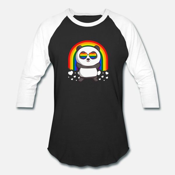 

lgbt panda bear gay pride rainbow lgbtq cute gift t shirt men print tee shirt s-xxxl outfit fit funny spring autumn unique shirt