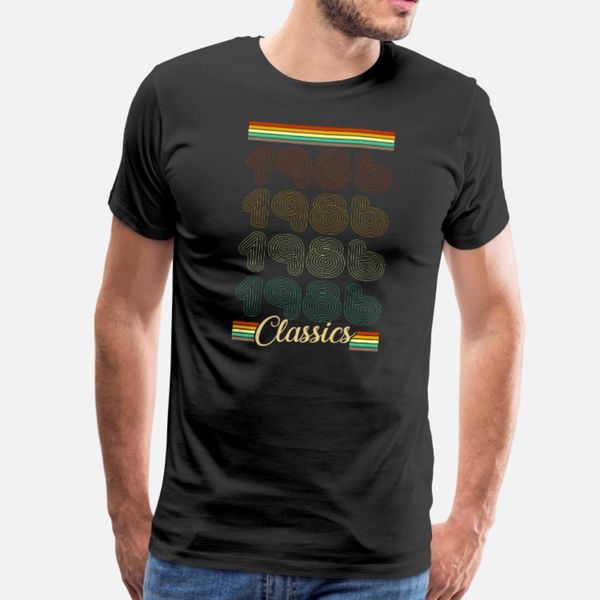 

vintage classics 1986 тенниски мужчины размер проектирование с коротким рукавом s-3xl оригинального famous юмор летом новизна рубашка