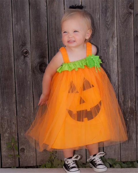 

хэллоуин принцесса костюм тыква ведьма cosplay платье дети одежда девочка halloween волшебница платье партия юбка одежда e9201, Red;yellow