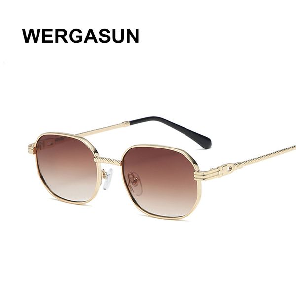 

wergasun 2020 rectangle men sunglasses women summer ladies sun glasses retro square glasses uv400, White;black