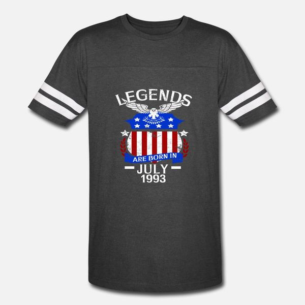 

legends are born in july 1993 t shirt men design short sleeve round neck homme cute comical summer style letter shirt