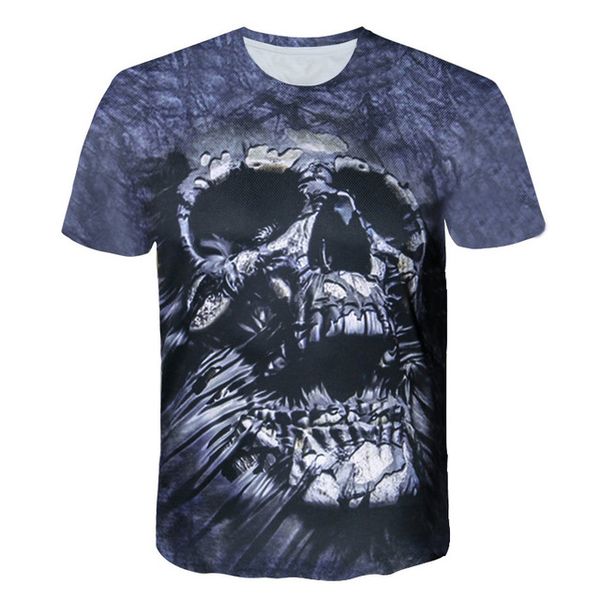 

summer horror skull punk rock t selling 3d print shirts funny funny hentai men clothing
