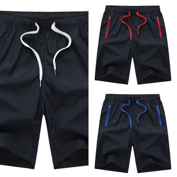 

summer new men's and shorts trendy brand straight mid-waist large size 5-point pants student quick-drying sports running shorts men&#03, Blue